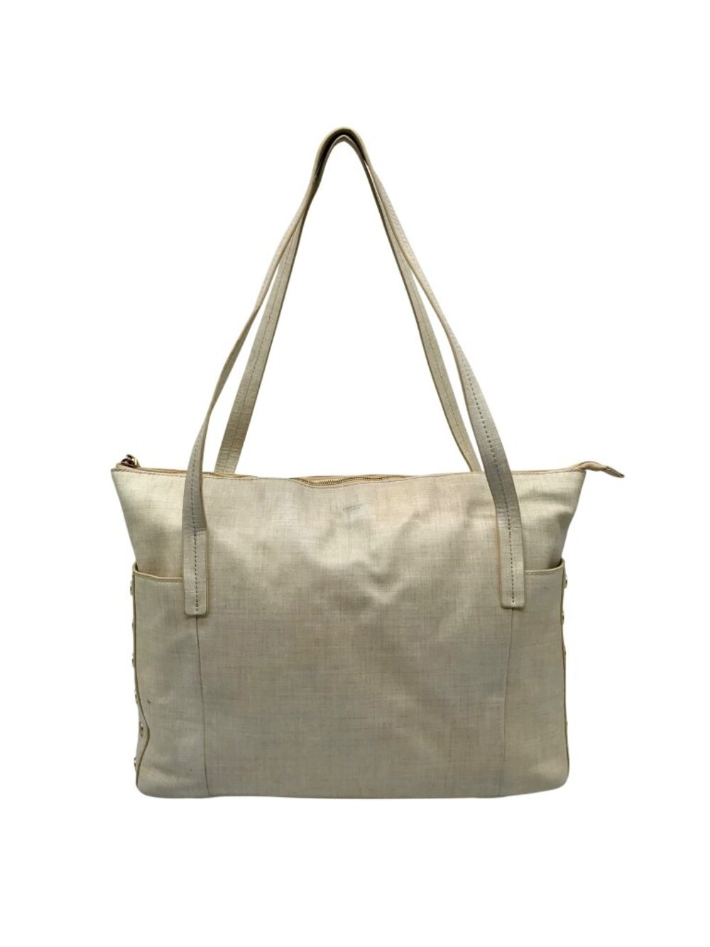 Hammitt Leather Semolina Cream Addie Large Shoulder Bag